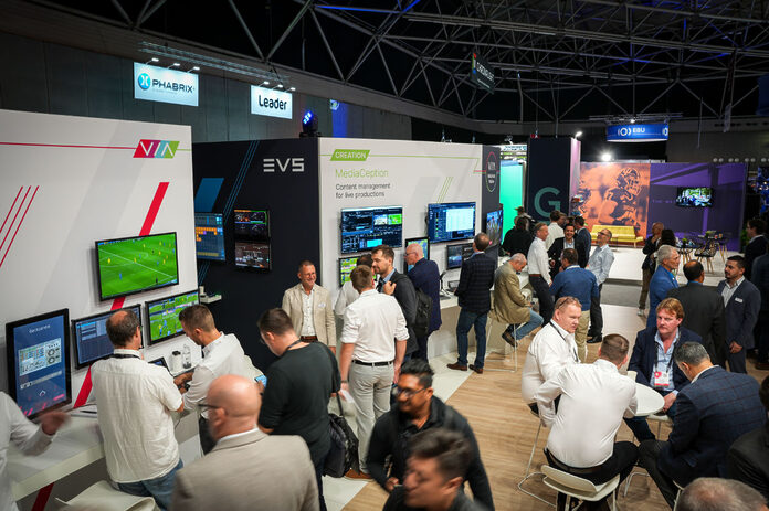 EVS-Stand auf der IBC 2023