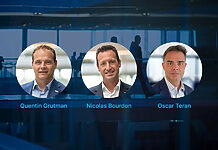 EVS verstärkt Führungsteam EVS stellt sich neu auf und befördert drei Manager: Quentin Grutman, Nicolas Bourdon und Oscar Teran.