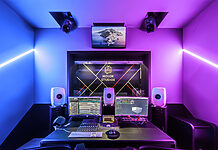 Molok baut Dolby Atmos-Gaming-Studio Molok’s Scorpion 7.1.4 immersiver Kontrollraum