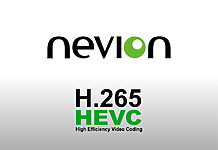 Nevion Virtuoso erweitert Portfolio um H.265/HEVC-Funktionalität Nevion Logo & H.265/HEVC Logo