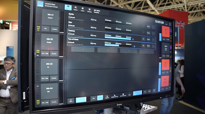 crystal Clear Demo auf dem Lawo-Stand der IBC 2024