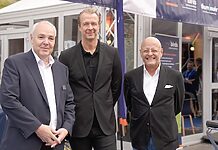 Broadcast Solutions startet Kompetenzzentrum für nxtedition newsrooms Stefan Breder, Managing Director / CEO, Broadcast Solutions, Roger Persson, Sales Marketing Director & Partner, nxtedition, und Nicolas Hans, Partner, Broadcast Solutions Middle East.