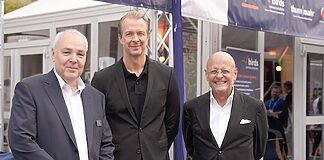 Broadcast Solutions startet Kompetenzzentrum für nxtedition newsrooms Stefan Breder, Managing Director / CEO, Broadcast Solutions, Roger Persson, Sales Marketing Director & Partner, nxtedition, und Nicolas Hans, Partner, Broadcast Solutions Middle East.