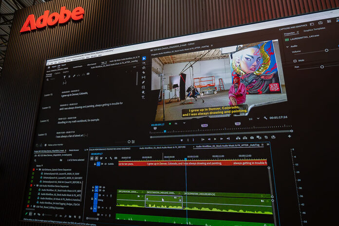 Der Adobe-Stand auf der IBC 2024