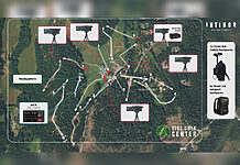 Intinor unterstützt Live-Übertragung der Discgolf-SM 2024 Kameraplan der schwedischen Discgolf-Meisterschaften 2024