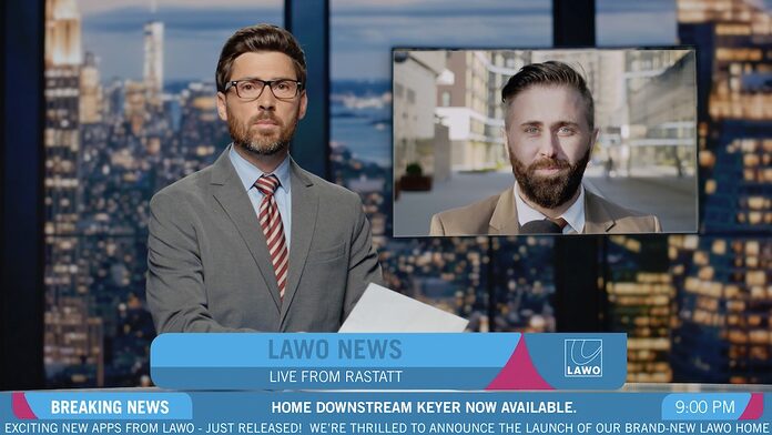 Lawo präsentiert seine neue HOME Downstream Keyer App ©Lawo