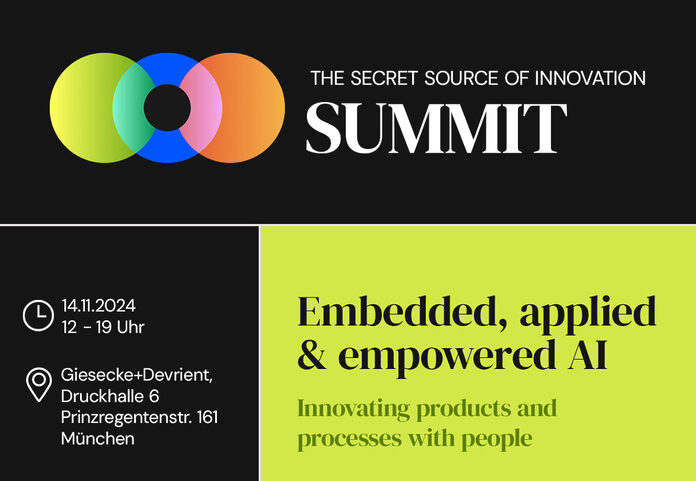 “The Secret Source of Innovation Summit” am 14. November in München