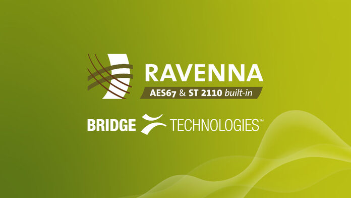 Bridge Technologies tritt der RAVENNA-Community bei