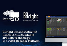 BBright erweitert V2.2 Decoder mit intoPIX JPEG XS Ultra HD-Workflows: BBright setzt auf intoPIX JPEG XS