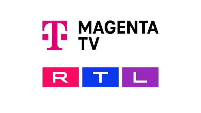 Logos von MagentaTV und RTL