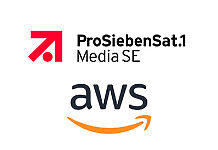 ProSiebenSat.1 migriert Content Supply Chain zu AWS ProSiebenSat.1 & AWS Logo