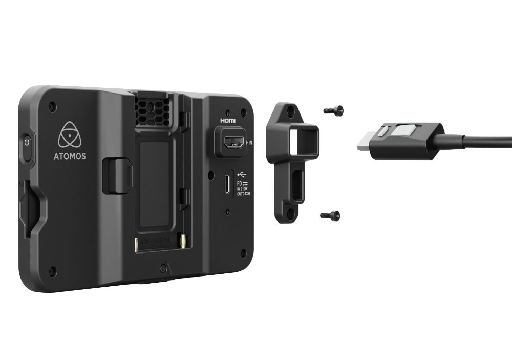 Verriegelbare HDMI- und USB-C-Adapter