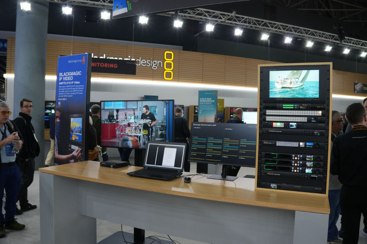 Blackmagic Design Stand auf der ISE 2025