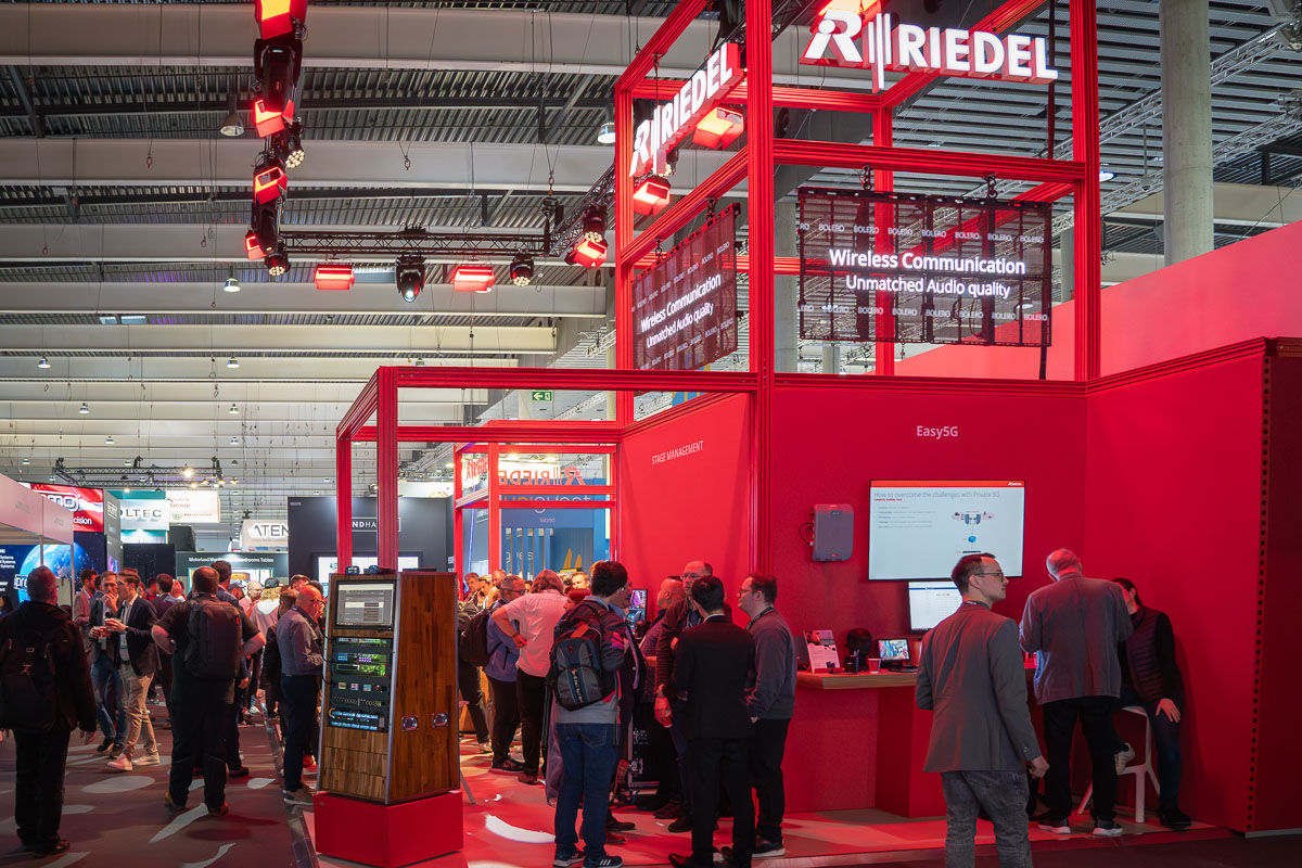 Riedel Stand auf der ISE 2025