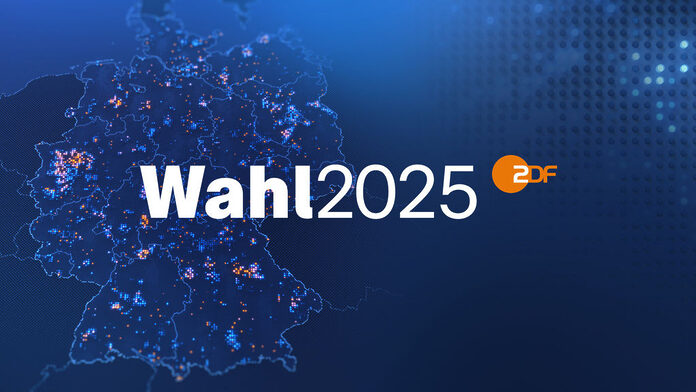 Logo "Wahl 2025" ©ZDF/Brand New