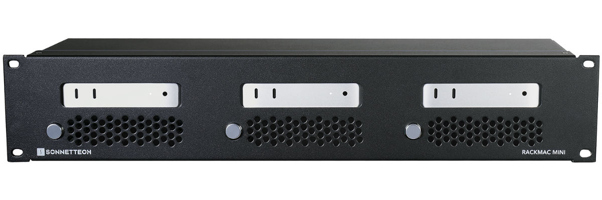 Der RackMac mini ist 2HE hoch 