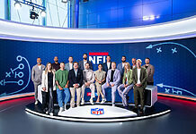 LTN und Lumen treiben Remote-Produktion im Sport voran V.l.: Patrick Esume, Mona Stevens, Kasim Edebali, Florian Ambrosius, Jan Weinreich, Freddie Schulz, Sebastian Vollmer, Mitja Lafere, Jana Wosnitza, Markus Kuhn, Florian Schmidt-Sommerfeld, Björn Werner, Mika Kaul, Jan Stecker, Alex von Kuczkowski, Adrian Franke ©RTL