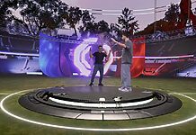 Virtuelles TikTok-Live-Studio mit Vizrt-XR-Technologie TikTok-Live-Studio von blinx Media arbeitet mit XR/AR-Technologie von Vizrt ©Vizrt