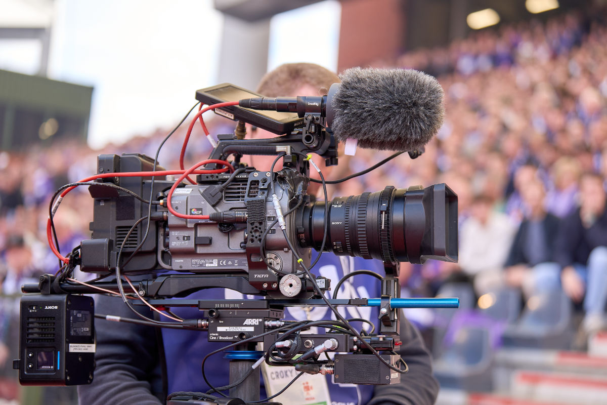 Sony FX9 im Stadion