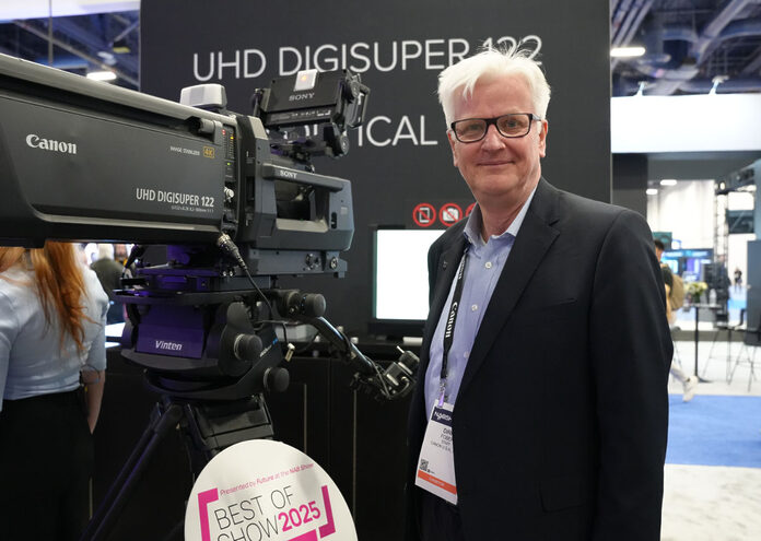 Dirk Fobker von Canon auf der NAB 2025