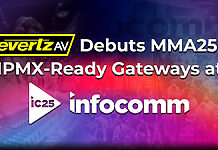 EvertzAV zeigt IPMX-Gateways Teaserbild zu MMA25G-Gateways