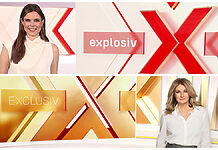 „Explosiv“ und „Exclusiv“ starten gemeinsam im neuen VR-Studio Linda Mürtz (li.) und Frauke Ludowig senden ab sofort gemeinsam aus dem neuen Virtual-Reality-Studio von RTL.