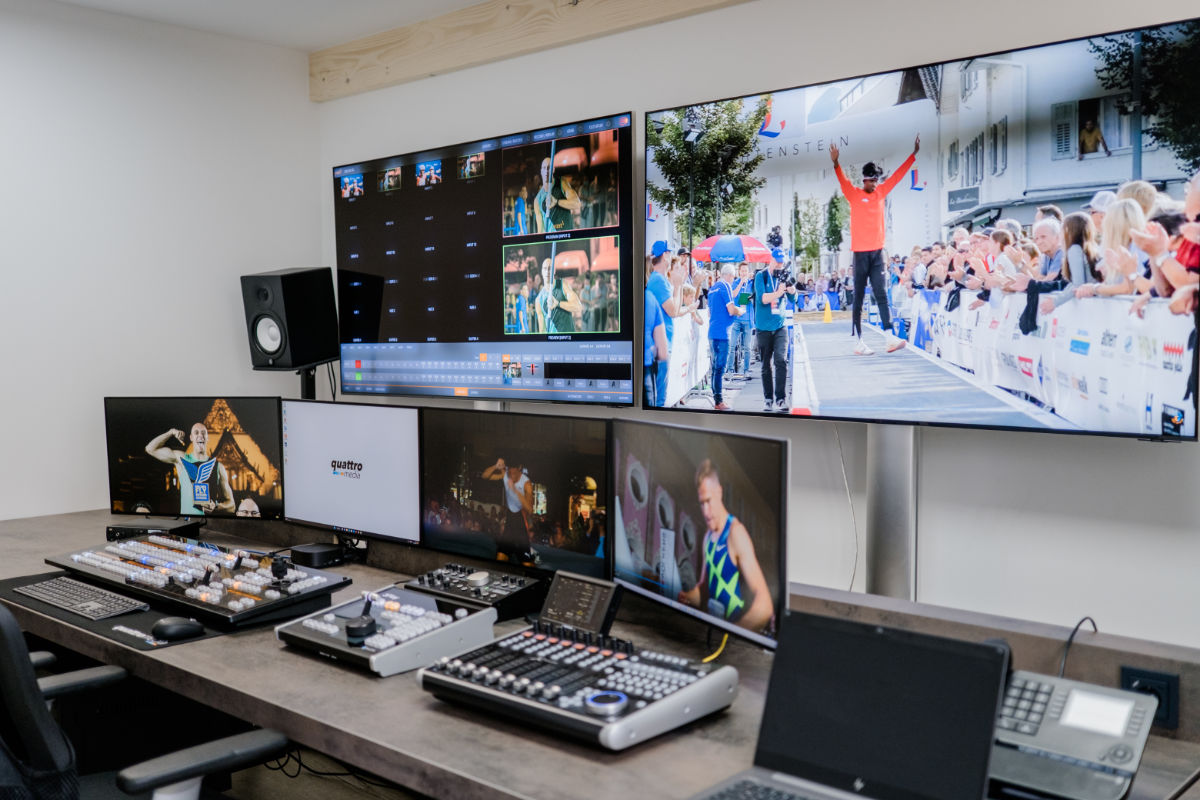 Remote-Regieplatz bei quattro media