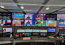 France Télévisions überwacht Playout zentral mit PRISMON Blick in den zentralen Master Control Room von France Télévisions