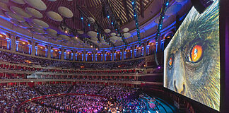 Royal Albert Hall setzt auf Riedel Bolero Intercom-System Blick ins Innere der Royal Albert Hall