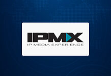 Der IPMX-Standard: Technik, Vorteile, Grenzen IPMX Logo auf blauem Hintergrund