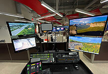 Griffin Media entwirft Digital Streaming Desk Marshall-Kamera im Einsatz am neuen Streaming Desk von Griffin Media