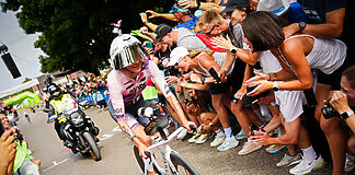 Live aus Roth: Triathlon ohne Netzsicherheit Laura Philipp am Solarer Berg