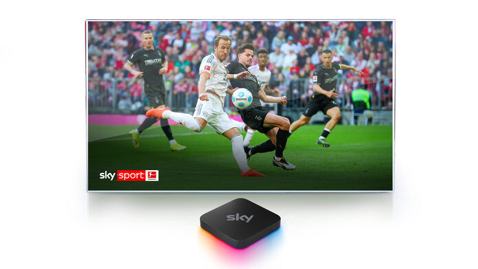 Bundesliga live in UHD/HDR und Dolby Atmos Sky Sport Box + Fernseher