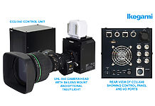 Ikegami zeigt kompakte 4K-UHD-HDR-Kamera UHL-X40 auf der IBC 2025 UHL-X40 von Ikegami – hier mit zugehöriger CCU-X40.