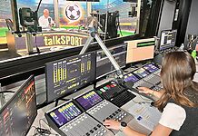 News Broadcasting setzt auf offene Audio-Infrastruktur talkSPORT-Hauptstudio