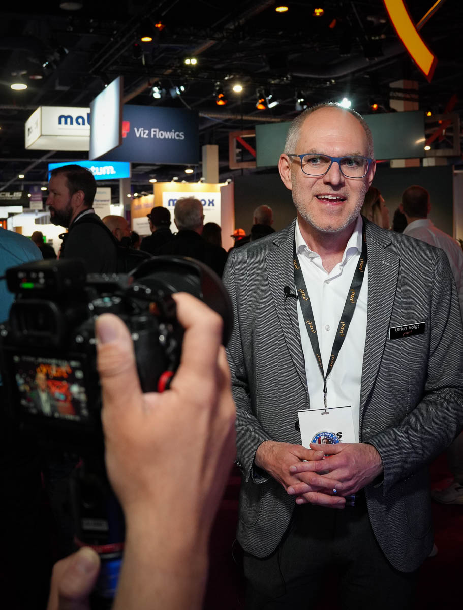 Ulrich Voigt vor der Kamera