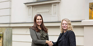 Neue Geschäftsführerin: Deutsche TV-Plattform beruft Nicole Ludwig Nach 17 Jahren als Geschäftsführerin übergibt Carine Chardon (li.) die Leitung der Deutschen TV-Plattform an ihre Nachfolgerin Nicole Ludwig.