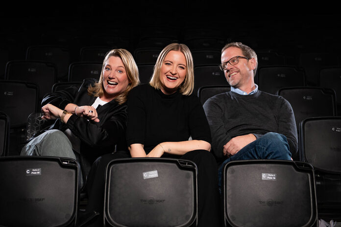 BANIJAY GERMANY LIVE (v.l.) Ingrid Langheld, Lara Aupke und Godehard Wolpers, das neue Führungstrio der Banijay Germany Live