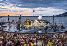 Bregenzer Festspiele setzen stärker auf Riedel-Technologien Die Seebühne der Bregenzer Festspiele