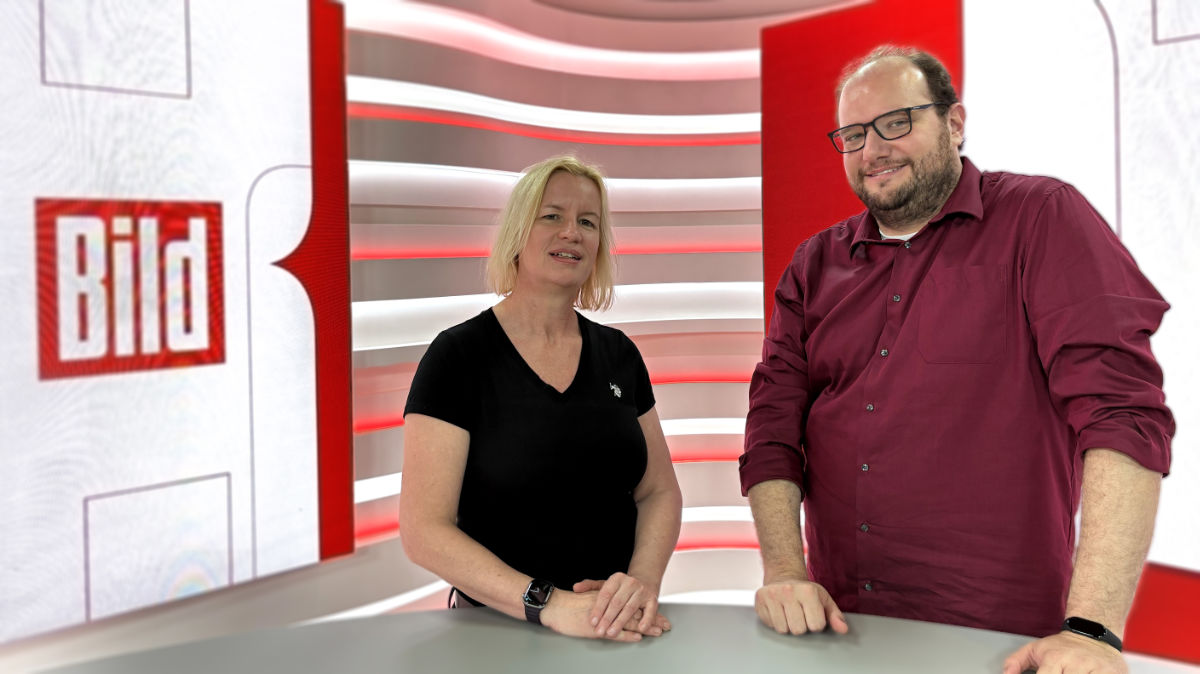 Ulrike Backhaus & Felipe Iasi von BILD
