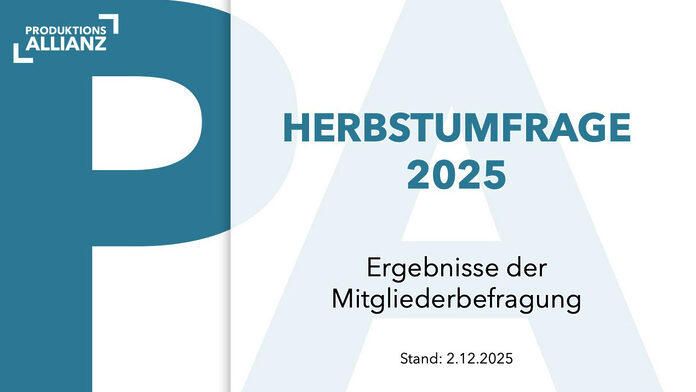 Die Herbstumfrage 2025 der Produktionsallianz