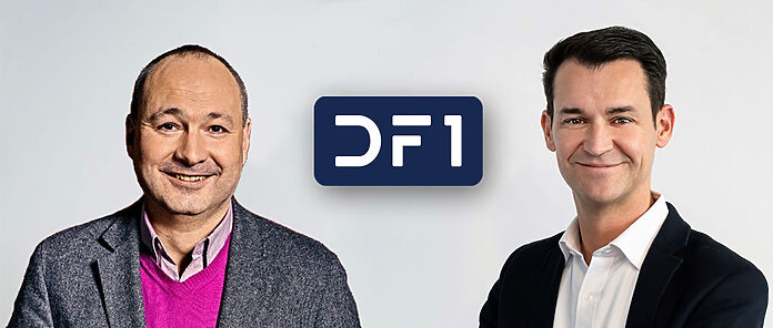DF1_StefanGraf_DavidMueller David Müller (re.), Geschäftsführer von DF1, und Stefan Graf