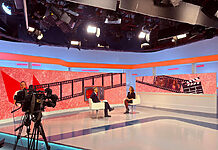 RTVE installiert erstmals Alfalite NEOPIX in Broadcast-Umgebung RTVE-Studio in Madrid mit neuer LED-Wand