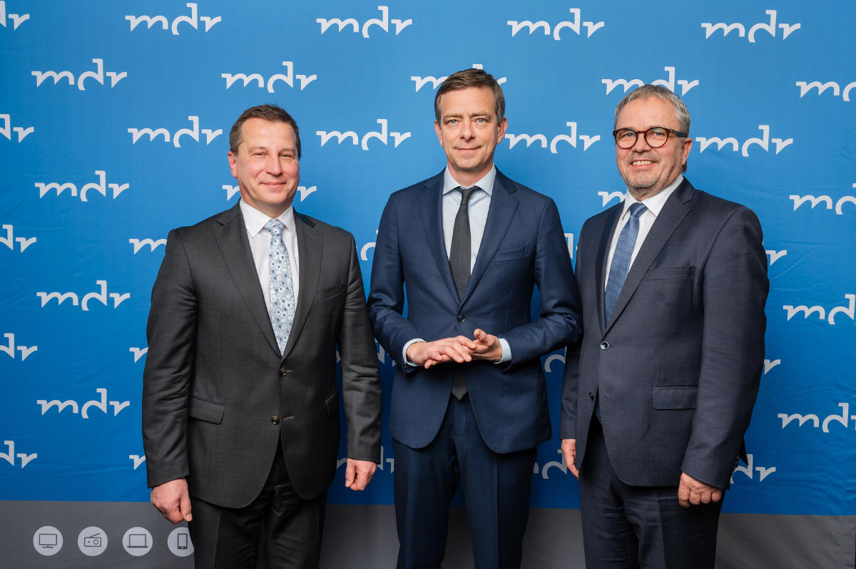 (v.l.) Ralf Ludwig, Boris Lochthofen, Michael Ziche