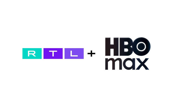 Logos von RTL und HBO Max Logos von RTL und HBO Max