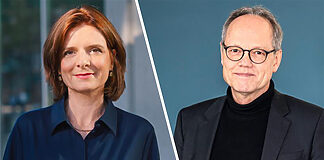 WDR Fernsehen läuft ab sofort über Baden-Baden Dr. Katrin Vernau und Kai Gniffke